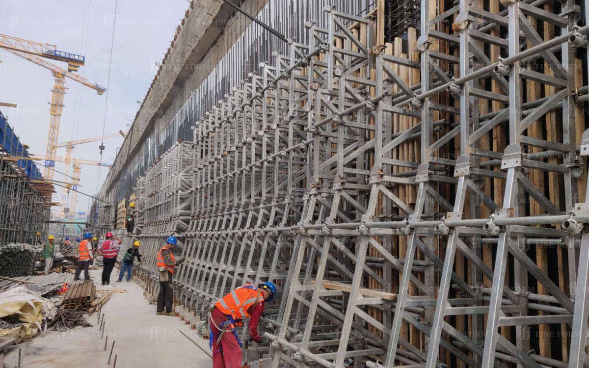 Soldier System For Single-side Formwork